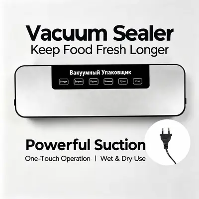 Vacuum sealer fully automatic food packaging dry and wet use - 8