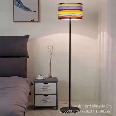 Nordic Style Modern LED Floor Lamp with Remote Control - 12