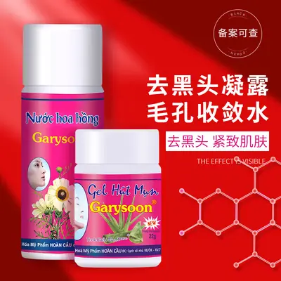 Garysoon Blackhead Removal Set, Aloe Toner and Nose Strips
