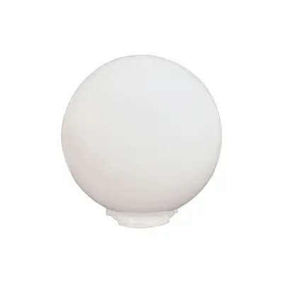 Round ball lampshade in PMMA acrylic for outdoor use