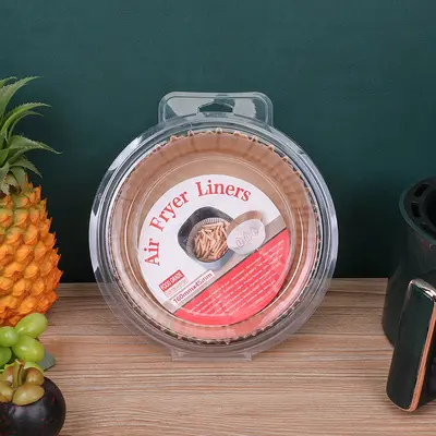 New food grade fryer paper cooking barbecue oil-resistant paper home air fryer oven silicone paper wholesale - 4
