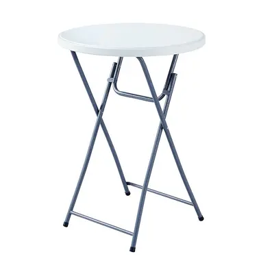 Foldable High-Leg Round Bar Table, Modern - 3
