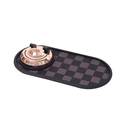 Car Anti-Slip Dashboard Mat with Phone Navigation Holder and Air Freshener Slot - 9