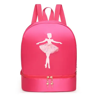 Children's Dance Backpack with Separate Shoe Compartment - 8
