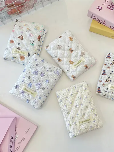 Pasaport kılıfı sevimli kabartma seyahat koruma çantası