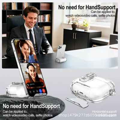 Transparent Magnetic Protective Case for AirPods Pro 3 and AirPods 4