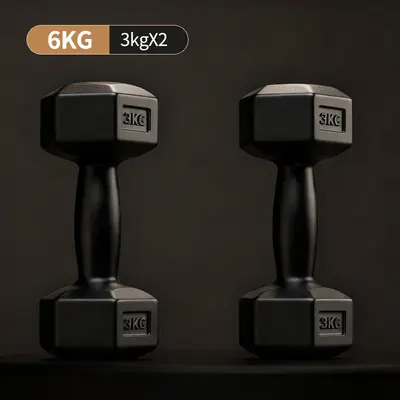 Hexagonal Dumbbell Set for Men Women Home Fitness Equipment Kettlebell Arm Muscle Training Pair Hex Rubber Coated Dumbbells Combo - 9