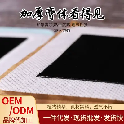 Traditional Chinese Black Plaster for Neck, Waist and Joint Pain with Honey Patch