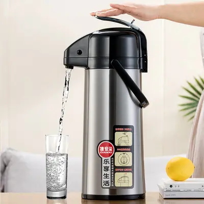 Pressurized Portable Hot Water Thermos, Large Capacity