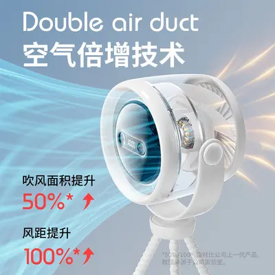 Stroller Mini Fan, Silent, Variable Frequency, Night Light, Mosquito Repellent
