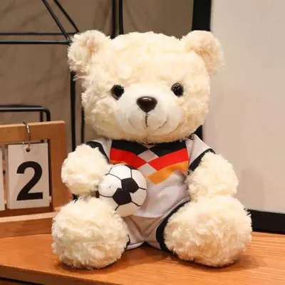 Fußball-Teddybär Plüschtier, WM-Geschenk - 10