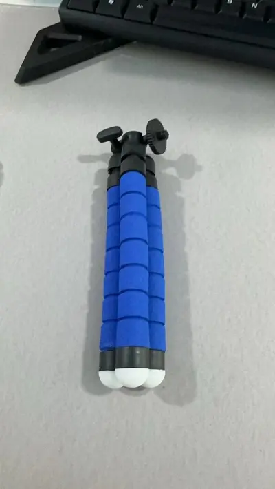 Sünger ahtapot telefon tutucu selfie çubuğu taşınabilir Bluetooth uzaktan kumandalı canlı yayın standı tripod - 8