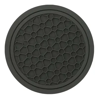 Car Cup Coaster, Honeycomb Design, Anti-Slip Soft Rubber, 7 cm - 7