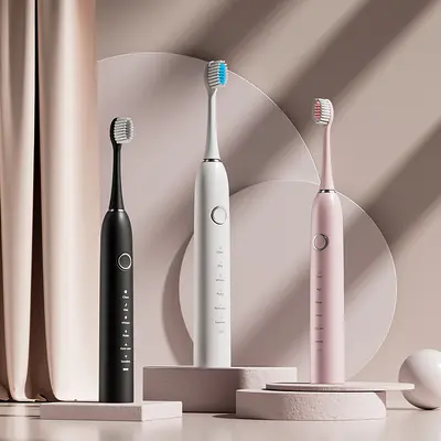 Electric Toothbrush Rechargeable with Soft Bristles and Water Flosser - 3