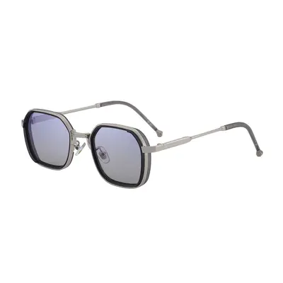 Men's Sunglasses, UV Protection, Square Frame, Minimalist Design - 13