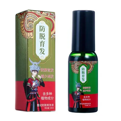 Live Stream Bestseller Qianfei Anti-Hair Loss Hair Growth Liquid Ginger Fo-Ti Cacumen Platycladi Herbal Anti-Hair Loss Hair Growth Essence Spray - 5