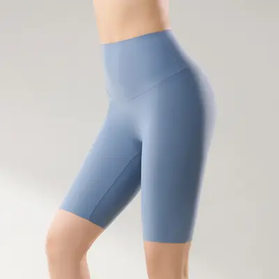 Women's Seamless Five-Point Yoga Cycling Shorts Butt-Lifting Summer Leggings - 12