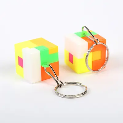 Creative Children's Intelligence Cube Building Blocks with Keychain - 3