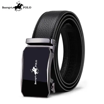 Paul men's new genuine leather belt business automatic buckle cowhide practical card slot belt fashionable and versatile