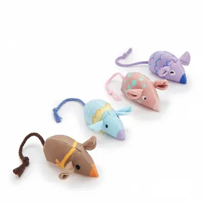 Simulation Plush Mouse Cat Toy, Bite-Resistant, With Catnip - 2