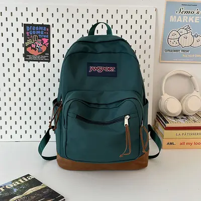 New style backpack, new casual style for men and women, travel computer bag for middle school students, stylish student school bag, fashionable. - 7