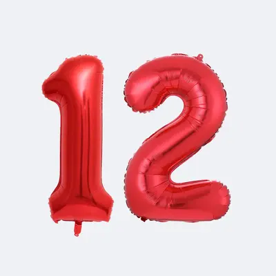 32 Inch Foil Number Balloons for Birthday Party Decoration - 8