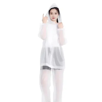 Adult two-piece rainwear set, full body protection