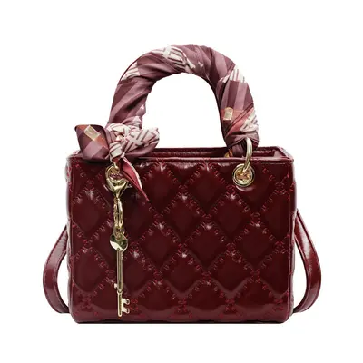 Small Women's Diana-Style Shoulder Crossbody Bag - 8