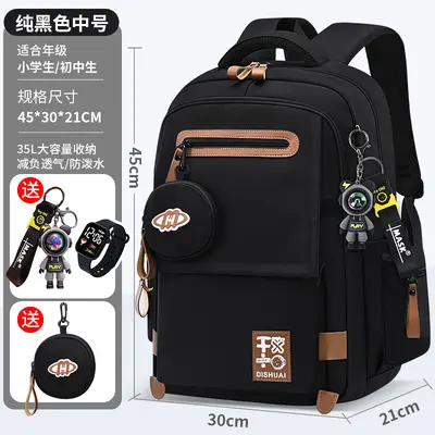 Back-Relieving School Backpack for Middle School Students - 9
