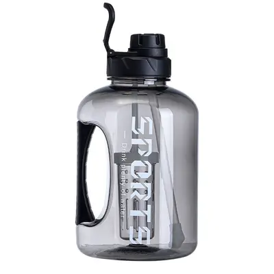 Großvolumige Outdoor-Sport-Sportwasserflasche, haushaltshoch hitzebeständig, Lebensmittelqualität, tragbar Ton-Ton Fass Tee-Wassertrenngefäß - 6