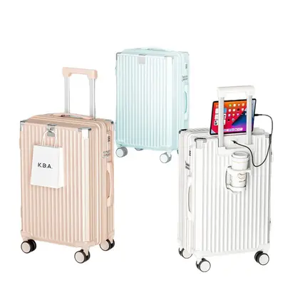20-Inch Carry-On Suitcase with Combination Lock, Large Capacity - 6
