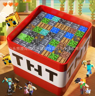 Minecraft Manyetik Yapı Blokları, Mıknatıslı Küpler - 10