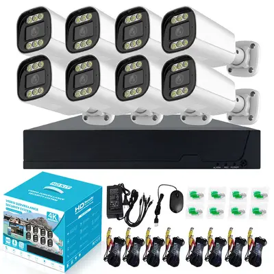 AHD security camera set 5MP night vision, 4/8-channel DVR - 10