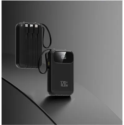 120W Süper Hızlı Şarj 20000mAh Dahili Dört Kablolu Powerbank Sınır Ötesi Hediye Özel Logo - 8