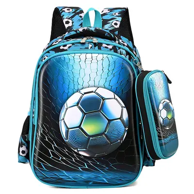 School backpack hard shell 15-inch with stationery box set - 13
