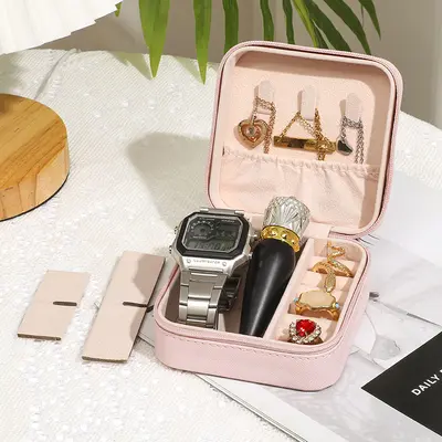 Mini Schmuck-Aufbewahrungsbox, Ohrringe, Handringe, Ringbox, tragbarer Reise-Armreif, Schmuck-Geschenkverpackung Schmuckbox