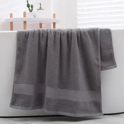 Pure cotton bath towel set, 3-piece, absorbent quick-drying - 11