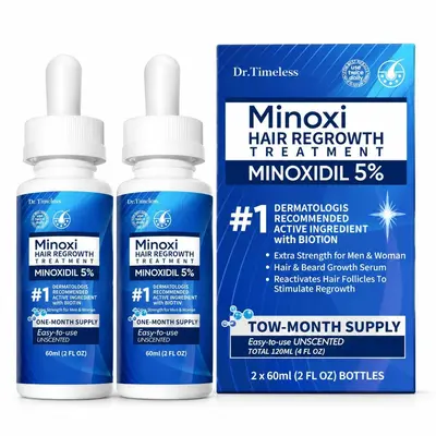 Minoxidil Essence 5% Concentration Hair Growth Activating Hair Follicles Thickening 60ml Dropper Bottle In Stock Unisex