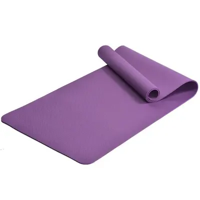 Einsteiger-Yogamatte aus TPE, 6 mm, monochrom, mit Unterstützung - 10