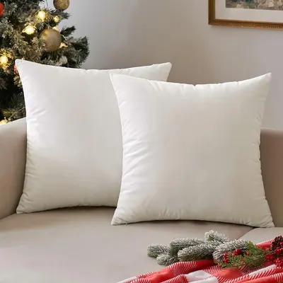 Sınır ötesi çok satan kadife düz renk yastık kılıfı, modern sade stil kumaş kanepe minder kılıfı (içi dolgu yok).