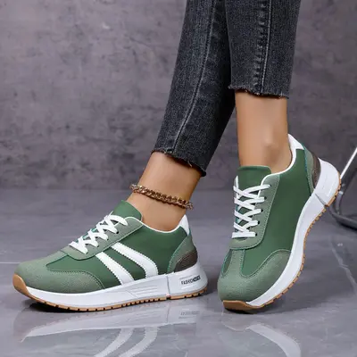 Women's Plus Size Chunky Dad Shoes, Thick Sole Casual Sneakers