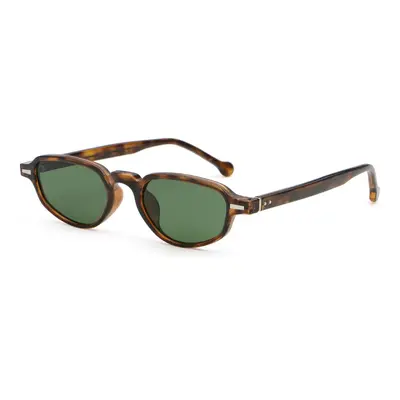 Retro Small Frame Oval Cat-Eye Sunglasses, UV Protection - 4