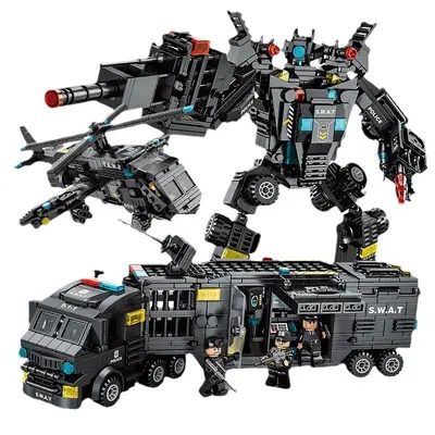 Eagle Special Forces Aircraft Carrier Military Building Block Set for Boys - 6