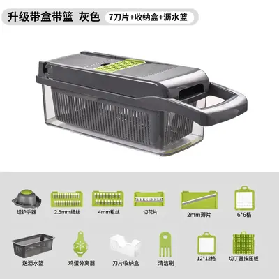 Multifunctional Vegetable Chopper Potato Slicer Grater - 5