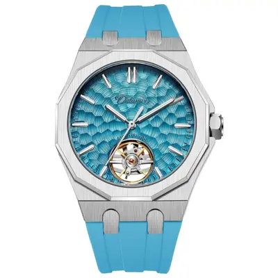 Durenwei men's tourbillon mechanical watch steel band