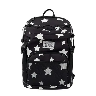 Cute Star Pattern Student Backpack, Large Capacity - 7