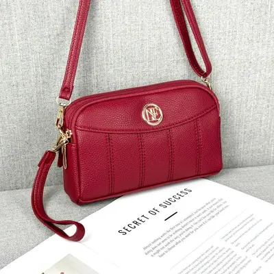 Neue Handytasche für Damen 2025 PU, neue Mama-Tasche für ältere Damen, Mini-Umhängetasche, kleine Schultertasche - 11