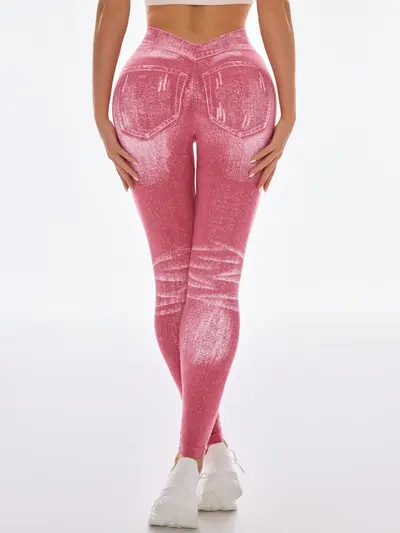 Women's Seamless Yoga Pants, High Elasticity, Butt-Lifting, Running and Sports - 7
