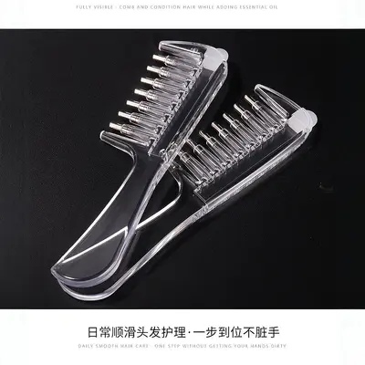 Minoxidil Compatible Scalp Applicator Comb with Roller Ball - 5