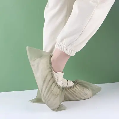 Thickened Disposable Non-Woven Shoe Covers, Dust-Proof - 12